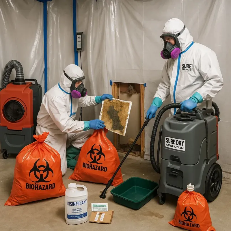 Contaminated Water Handling Protocols process in Corozal, PR
